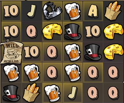 Le Bandit goldene Symbole