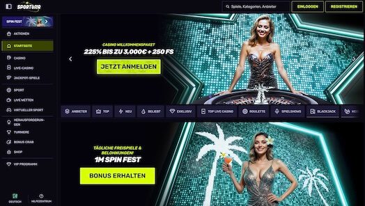 Sportuna Homepage