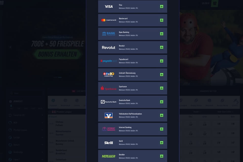 VegasHero Payment Methods