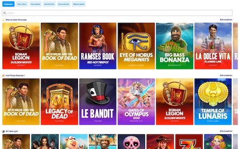 Skyhills Casino Spielübersicht