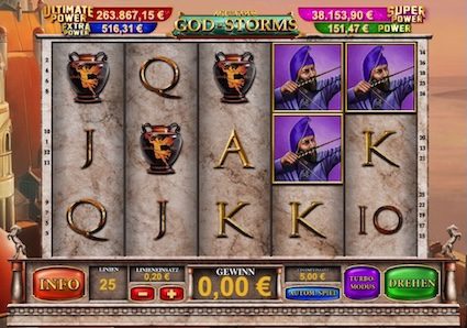 Age of the Gods: God of Storms Spielautomat