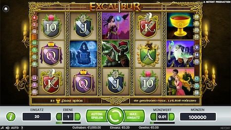 Excalibur Spielautomat