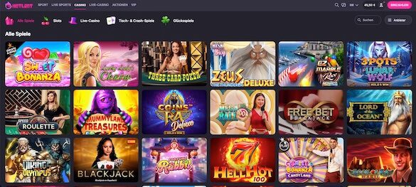 Hotloot Spielübersicht