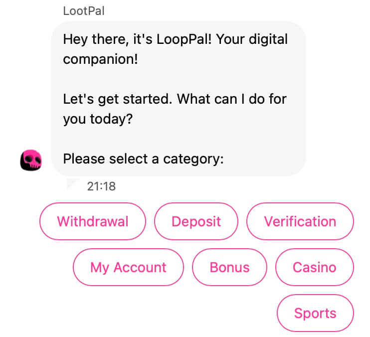 Hotloot Live-Chat