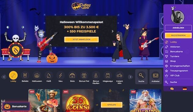 Rolling Slots Homepage