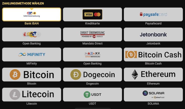 24Casino Zahlungsmethoden