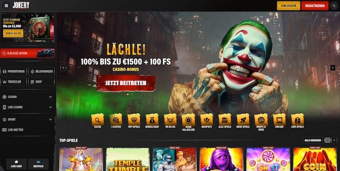 Jokery Startseite
