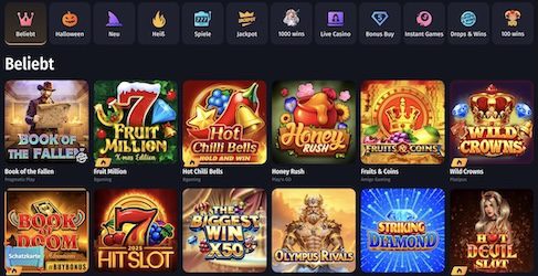 WinShark Spielübersicht