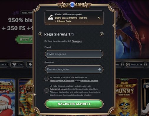 AstroMania Registration