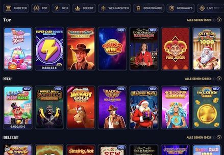 Cazeus Spielübersicht