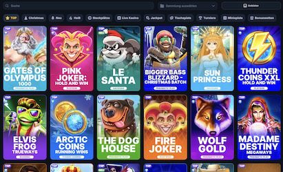 EgoGames Spielübersicht