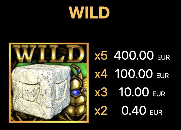 Dice of Ra Wild Symbol