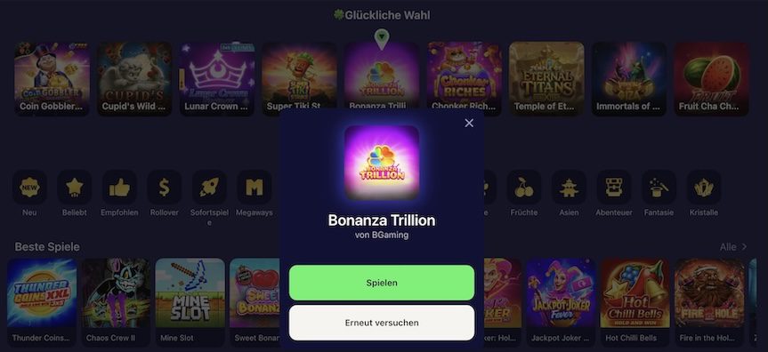 Betmatch Zufallsslot