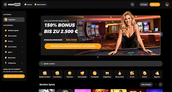 Vegas Nova Startseite