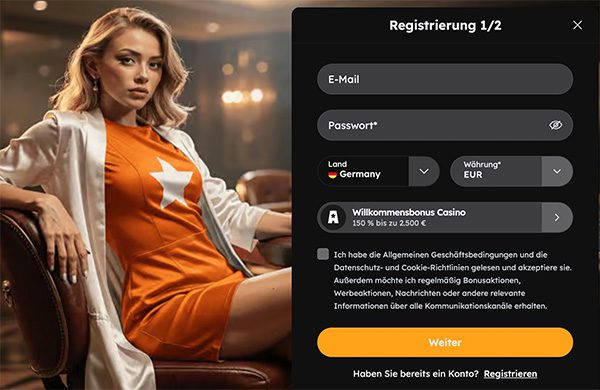 Vegas Nova Registrierung